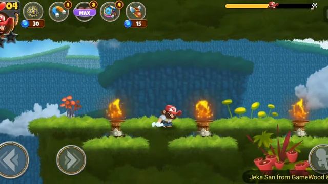Level 1-21. Прохождение игры Super Jungle Jump на Android смотреть онлайн