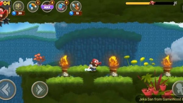 Level 1-21. Прохождение игры Super Jungle Jump на Android