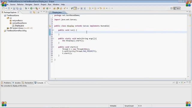 Java Text Based Game Tutorial 1 смотреть онлайн