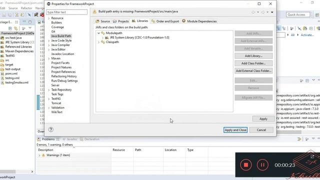 Add TestNG Plugin In Eclipse || Add TestNG Dependency to POM file || Fix TestNG Error смотреть онлайн