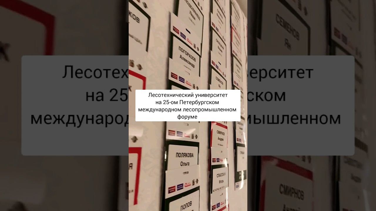 СПбГЛТУ на Лесопромышленном форуме смотреть онлайн
