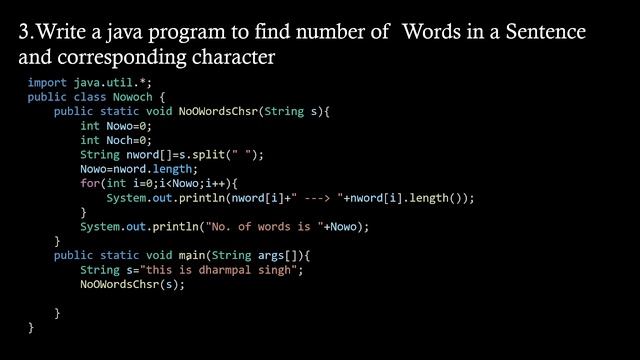 3. Interview Questions | Java | Array |Split | String |Java DSA number Words| Sentence| character смотреть онлайн