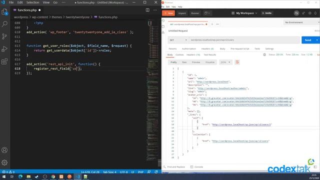របៀបបើក User role ក្នុង WP-Json REST API смотреть онлайн