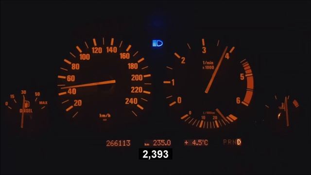 BMW 530d E39 (193HP) - Acceleration 0-100 Km/h
