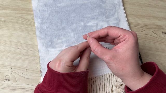 How to Add a Backing & Signature to your Macrame Tapestry смотреть онлайн