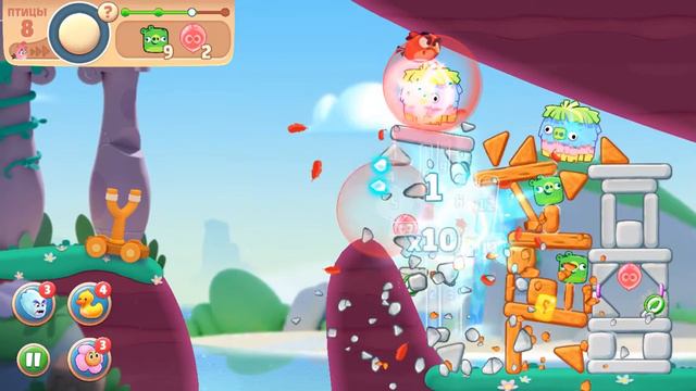 Angry Birds Journey уровень 61 смотреть онлайн