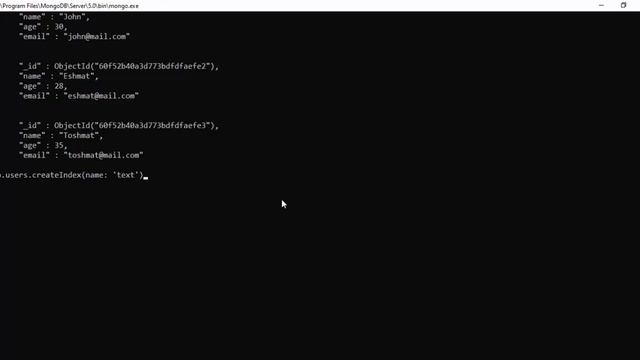 MongoDB 5-dars. Ma'lumotlar qidiruvi. (Searching) смотреть онлайн