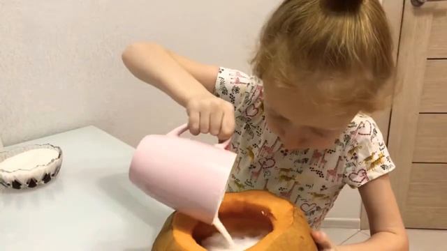 Как приготовить вкусную кашу в тыкве смотреть онлайн