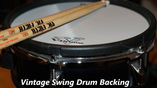DRUM BACKING - Vintage Kit Swing 112BPM 5 MINS + смотреть онлайн