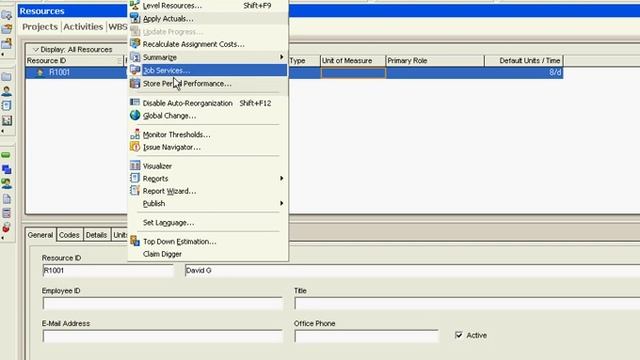 Primavera P6 Professional R8 3 2 menu FULL смотреть онлайн