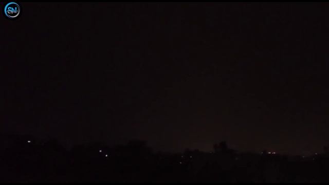 عاصفة رعدية⚡ عنيفة تحول الليل الي نهار ?️ تضرب فلسطين مدينة غزة ⛈️ смотреть онлайн