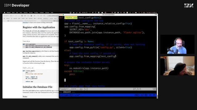 Python flask and flaskr tutorial смотреть онлайн