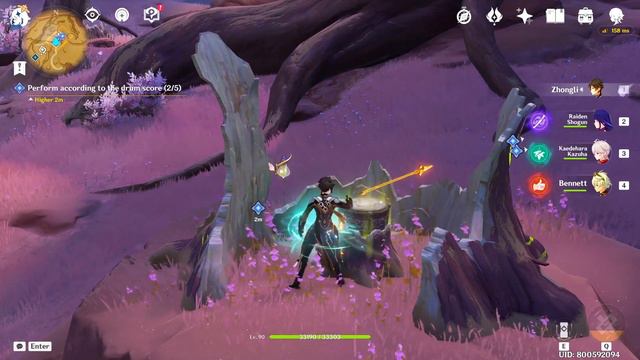 Perform according to the drum Score (0/5) | Awakening's Real Sound | Genshin Impact смотреть онлайн