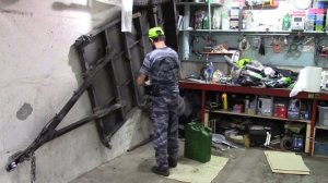 лайфхак. размещение прицепа в гараже