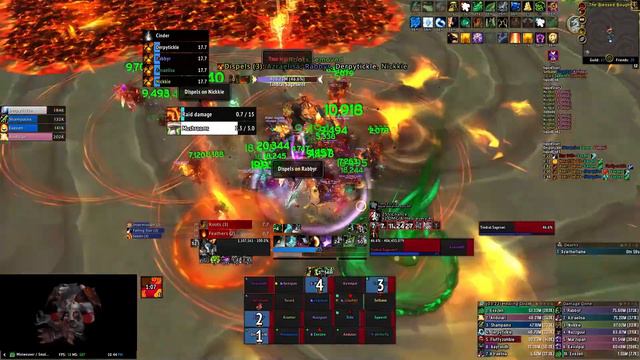 Mythic Tindral Sageswift | Mistweaver Monk PoV | Amirdrassil, The Dream's Hope