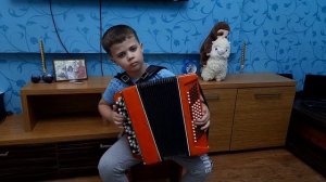 " Сулико " на баяне со штрихами