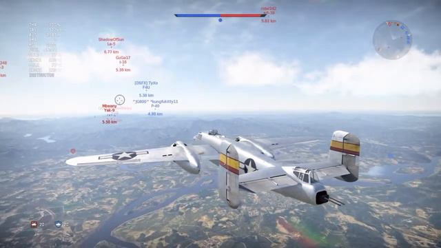 War Thunder B 25 Gameplay смотреть онлайн