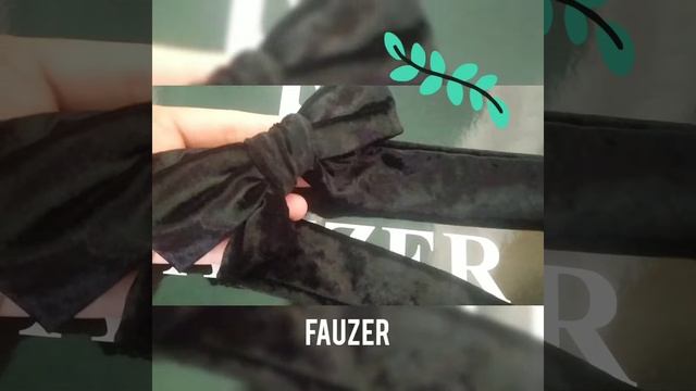 Длинный бархатный бант заколка для волос FAUZER смотреть онлайн