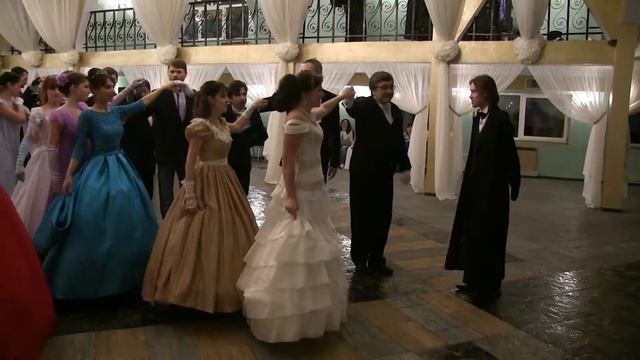 Бальная игра Ручеек. Рождественский бал РПУ. www.rpu-dance.ru смотреть онлайн