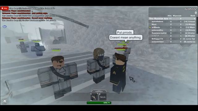 Roblox Russian army bad allie (Rushez Life) смотреть онлайн