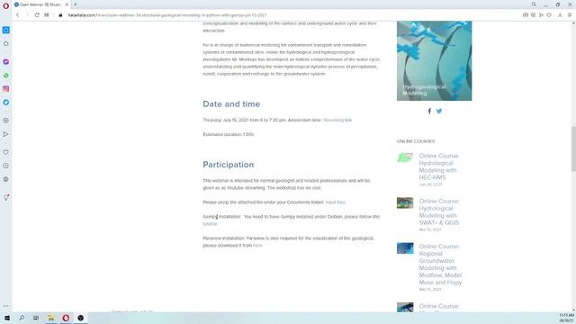 Intro to Open Webinar: 3D Structural Geological Modeling in Python with Gempy - Jul 15 2021 смотреть онлайн