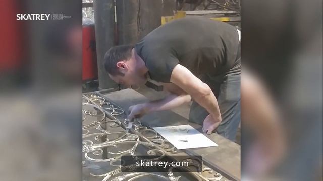 Изготовление литых перил для частного дома