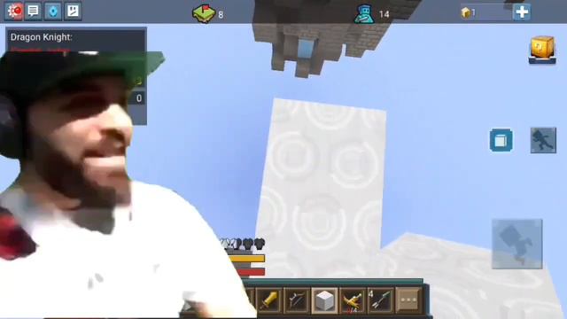 Trolling Noobs in Lucky Block Skywars (Blockman Go) смотреть онлайн