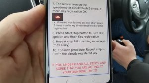 Прописываем ключ Ниссан Лиф через смартфон