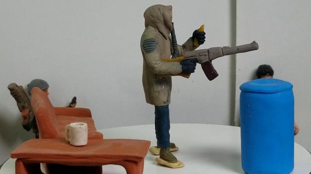 Фигурки - солдат из СТАЛКЕР со снайперской винтовкой ВСС "Винторез". смотреть онлайн