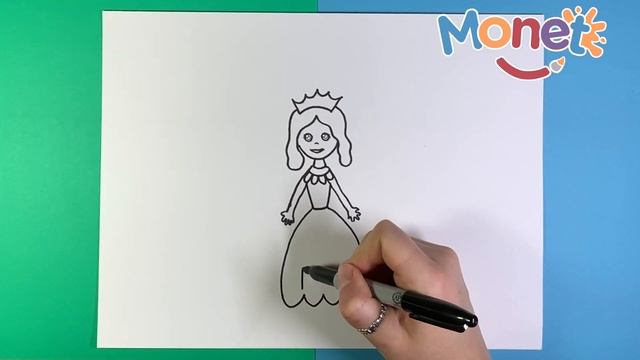 Como dibujar una PRINCESA de CUENTO смотреть онлайн