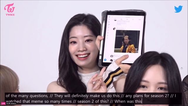[ENG] TWICE reacts to Jihyo & Nayeon's Meme Photo ? (Twitter Blueroom LIVE) 211001 смотреть онлайн
