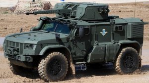 Минобороны РФ впервые показало кадры работы броневиков «Тайфун-ВДВ»