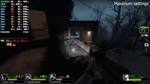 Left 4 Dead 2 - GTX 1650 Super - i7 3770 - Max Settings смотреть онлайн