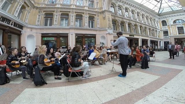 Репетиция оркестра Одесской Музыкальной Академии в Пассаже