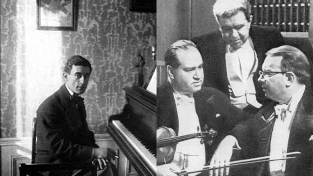 OISTRAKH & KNUSHEVITSKY & OBORIN play RAVEL Piano trio in A minor (4-4) смотреть онлайн