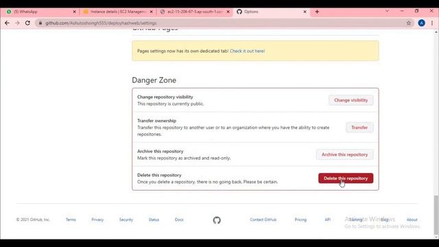delete git repository смотреть онлайн