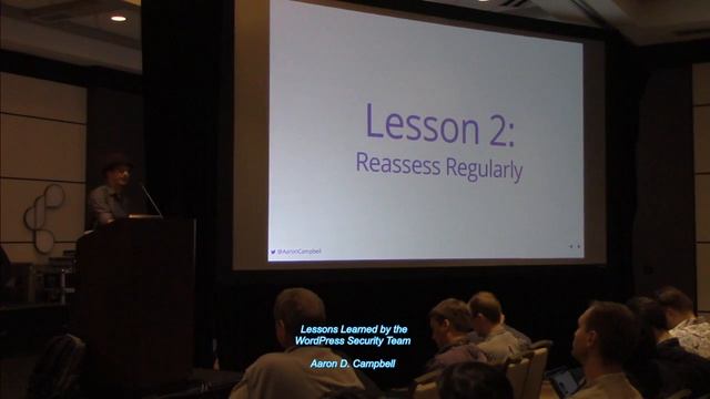 Track 2 04 Lessons Learned by the WordPress Security Team Aaron D Campbell смотреть онлайн