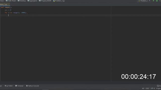 How to solve Project Euler PROBLEM 1? смотреть онлайн