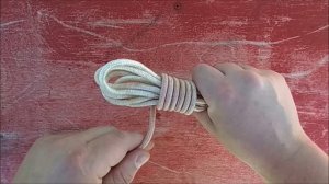 Маркировочный узел для хранения и транспортировки веревки