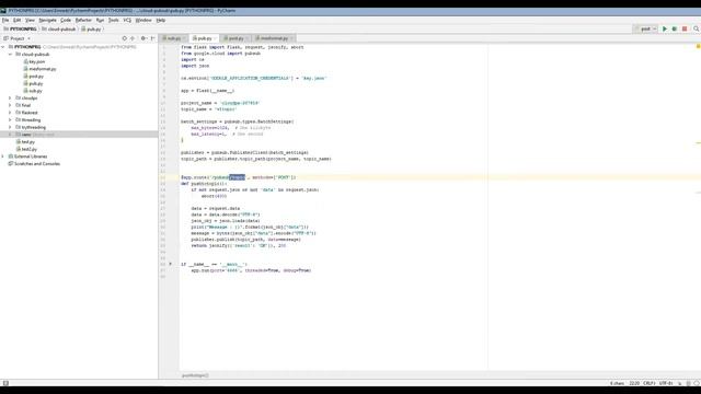 Google Cloud Pub/Sub Python - 1 смотреть онлайн