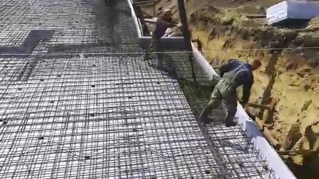 Заливка фундамента Красноярск ООО "Наш дом" смотреть онлайн