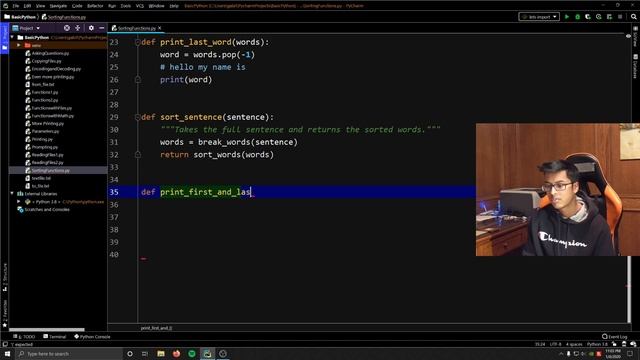 Beginner Python3: Sorting Functions смотреть онлайн