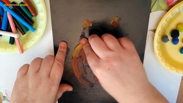 Как слепить филина на картоне ( поэтапный урок лепки № 2 ) смотреть онлайн