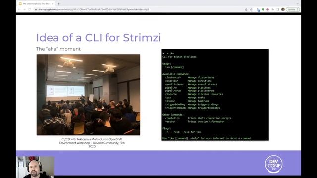 The Metamorphosis: The Story of a CLI for Strimzi - DevConf.CZ 2022 смотреть онлайн