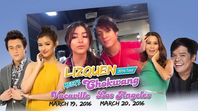 LizQuen Meets ChokWang Invite by Enrique Gil & Liza Soberano смотреть онлайн