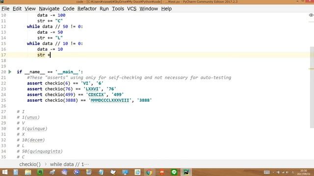 #004-008 Python check.io マラソン Roman Numerals смотреть онлайн