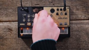 Korg Volca Drum Digital Percussion Synthesizer | Reverb Demo Video