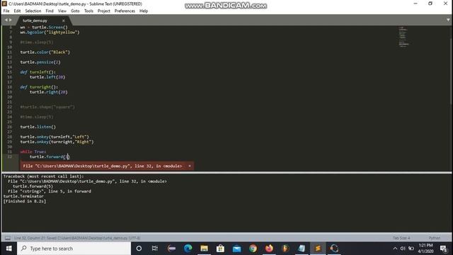 Python Turtle Graphics - Learn to draw patterns and control the turtle via keyboard in 10 minutes смотреть онлайн