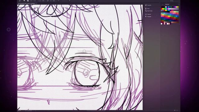 genshin impact - Ganyu fanart speed draw смотреть онлайн