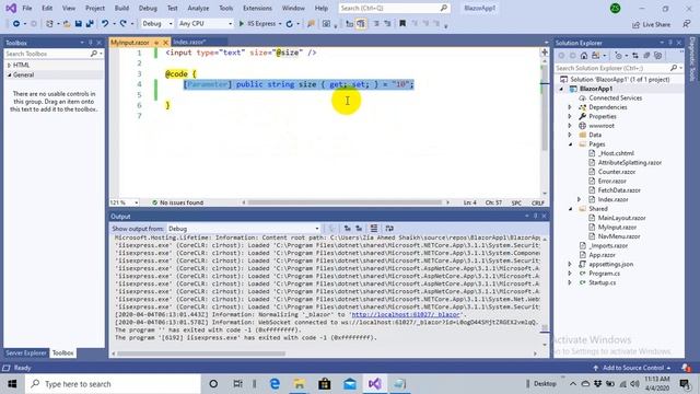 Blazor: Arbitrary Parameters смотреть онлайн